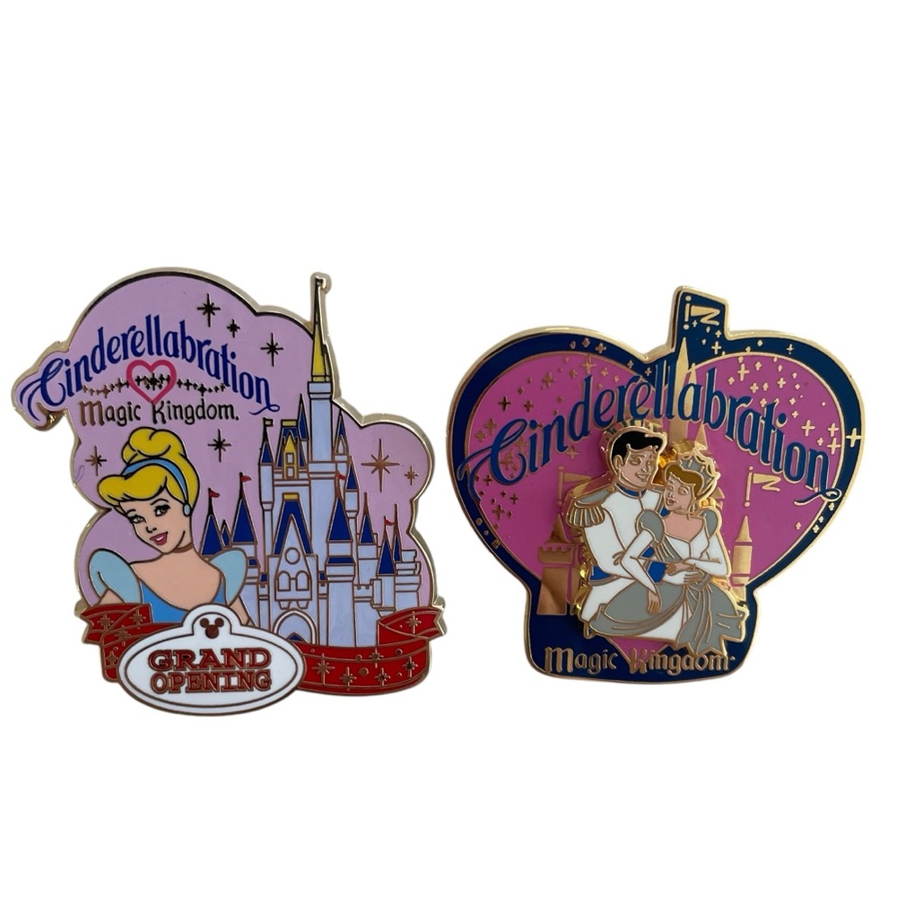 Disney Pins Cinderellabration Magic Kingdom Grand Opening Hidden Mickey EUC - Picture 8 of 12